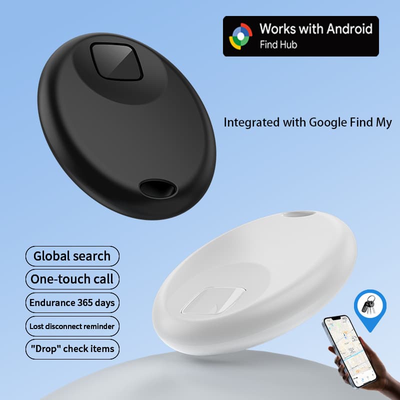 Cross-border Google-specific Tracker Global Tea Switch Anti-loss Device Key Pet Luggage Tracker 365-day Battery Life