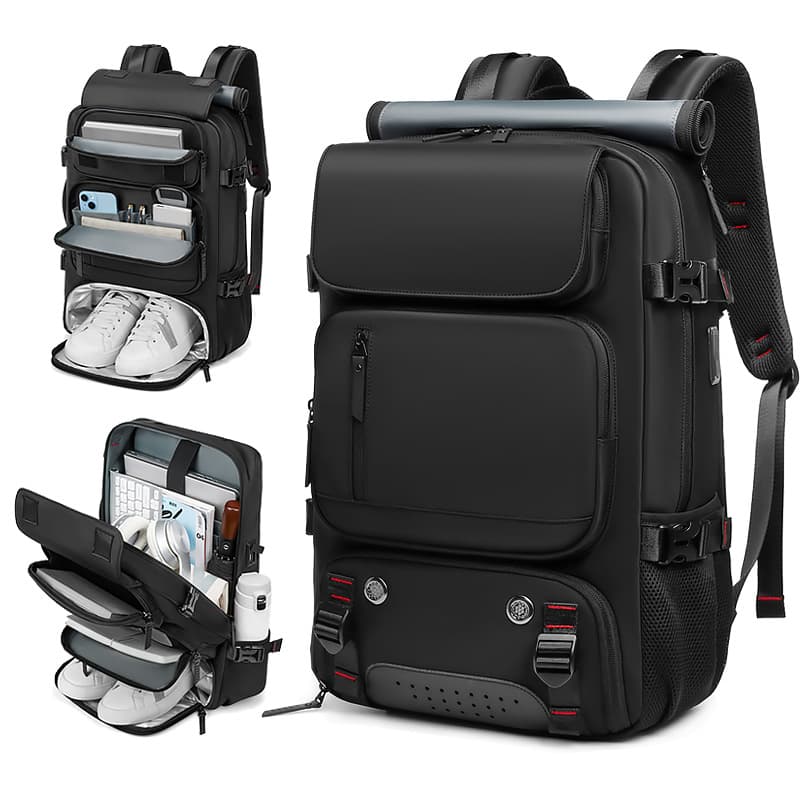 Cross-Border Travel Backpack for Men, Large Capacity Casual Lightweight Laptop Bag, Outdoor Sports Hiking Climbing Backpack for Women