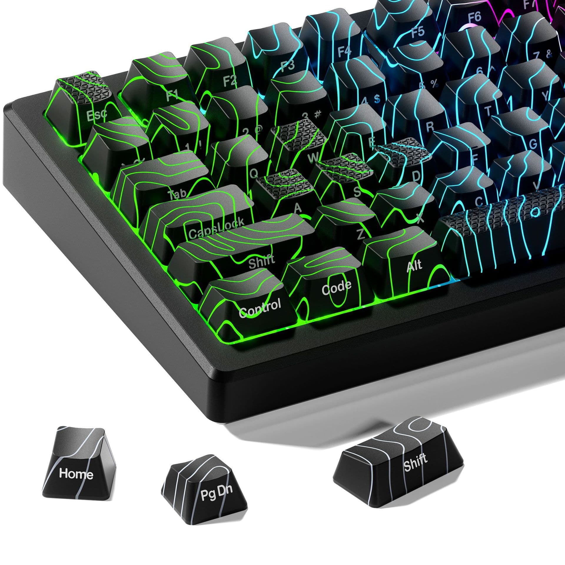 XVX Contour Line 2.0 can create Korean, Russian, and Arabic text and is compatible with most mechanical keyboards.