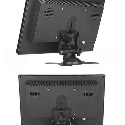 10.1-inch Small Monitor Car HDMI+VGA+AV USB Movie Playback HD with Speakers