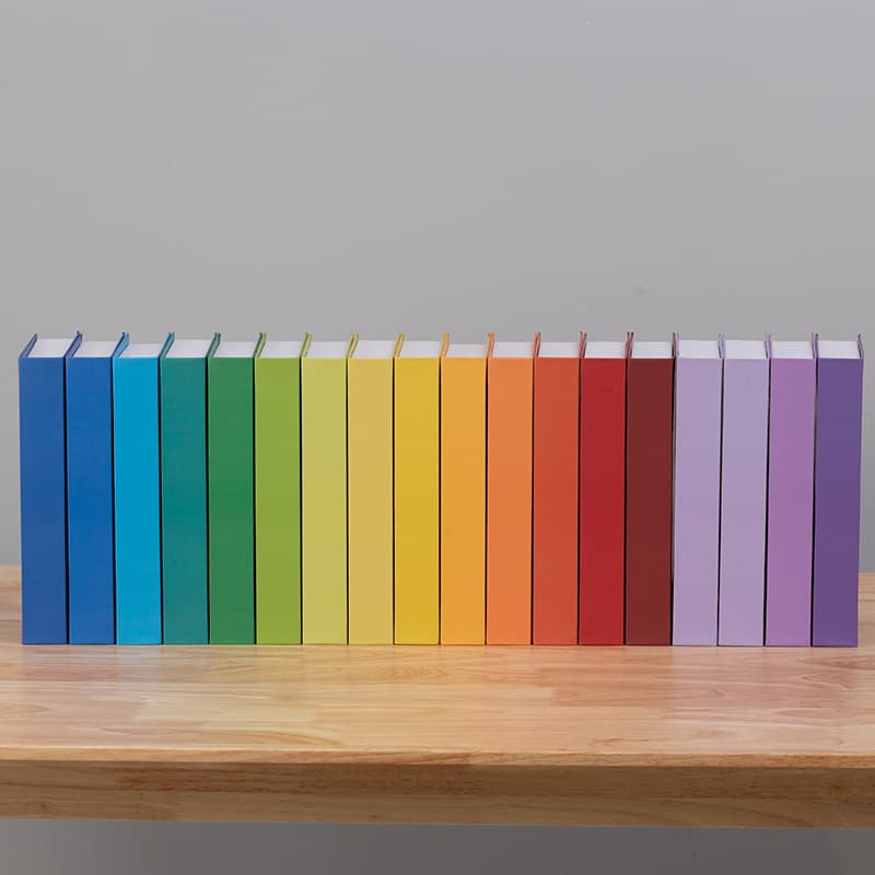 Children's Fake Book Ornaments Public Area Bookshelf Decoration Book Model Room Props Simulation Book Color Gradient Style