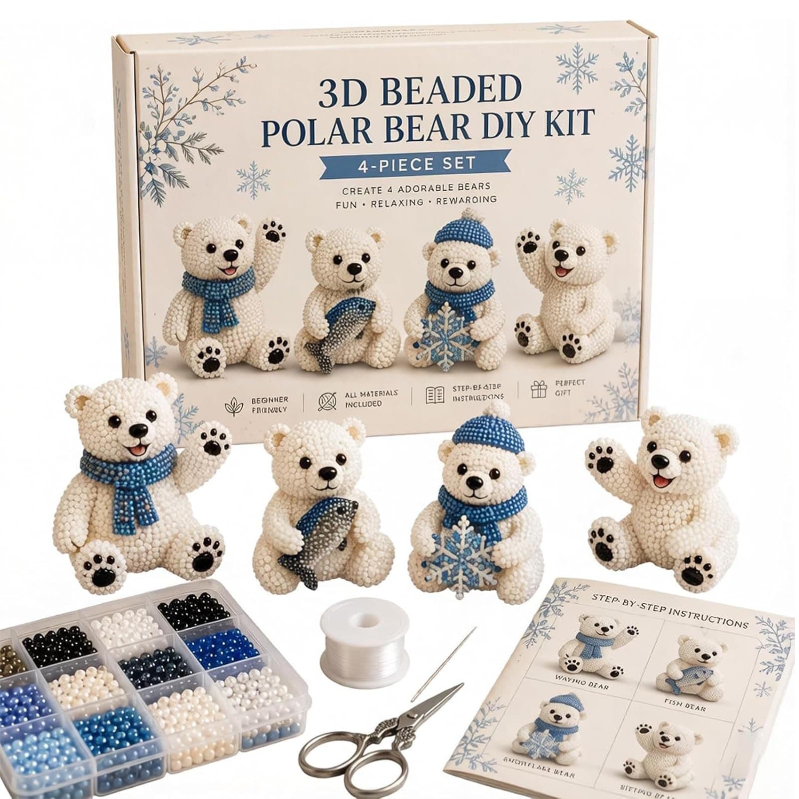 Cross-border DIY Animal Beading Kit for Adults Cute Animal DIY Bead Craft Set