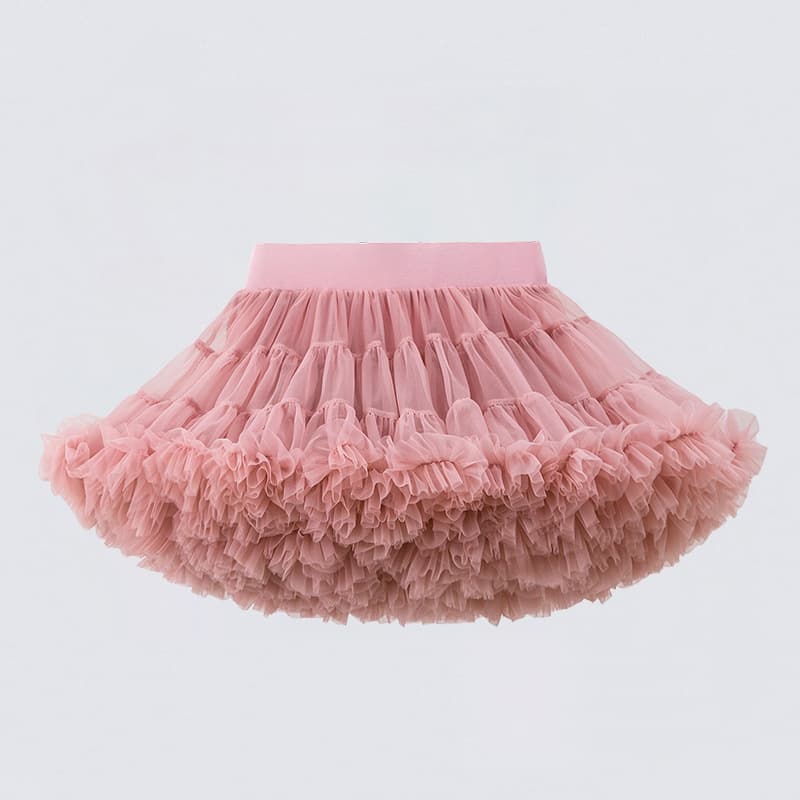 New Second Generation Tutu Skirt for Girls, Support Hoop, Autumn and Spring Tutu Skirt, Baby Pleated Skirt, First Birthday Princess Skirt