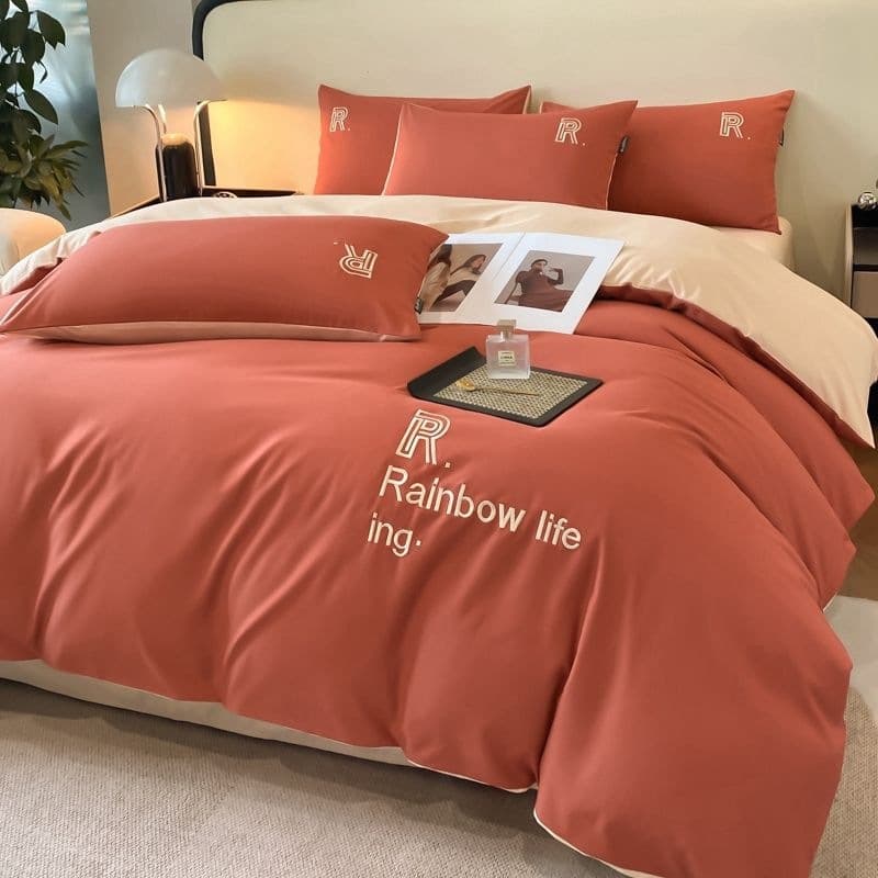 Complete Quilt Set, Full Bedding Set 4-Piece, Dorm 5-Piece Set with Pillow Core, Single 3-Piece Set