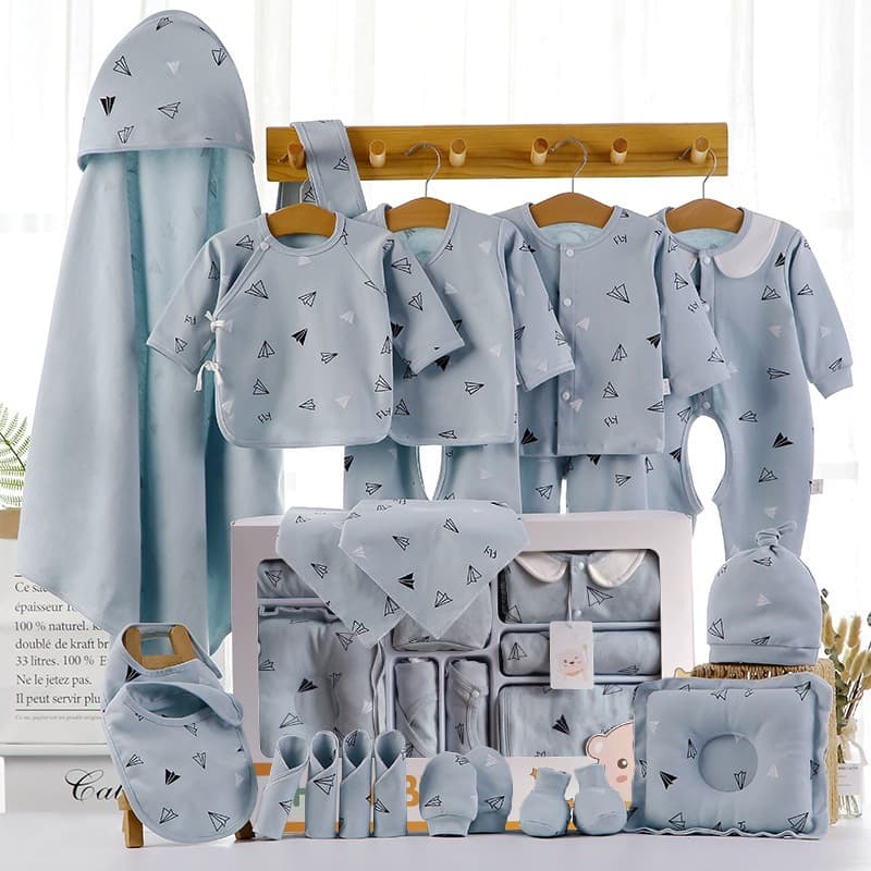 Baby Clothing Gift Set for Newborn Boys and Girls, Autumn Winter Full Month 100 Days Gift Wholesale