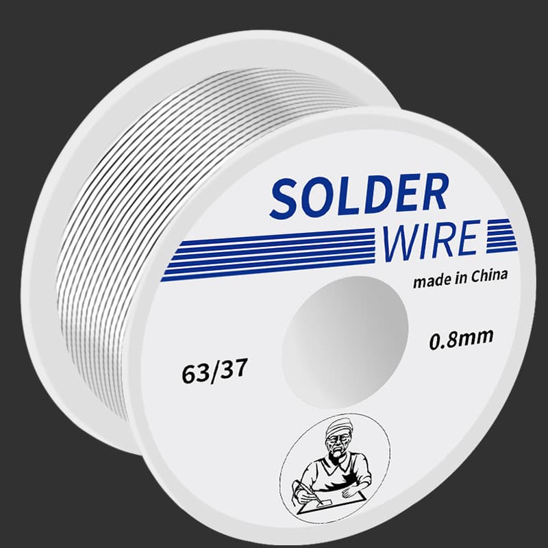 63/37 Tin Wire 0.6 0.8 1.0mm 50 100 200g No-Clean Leaded Solder Wire with Rosin Core Manufacturer