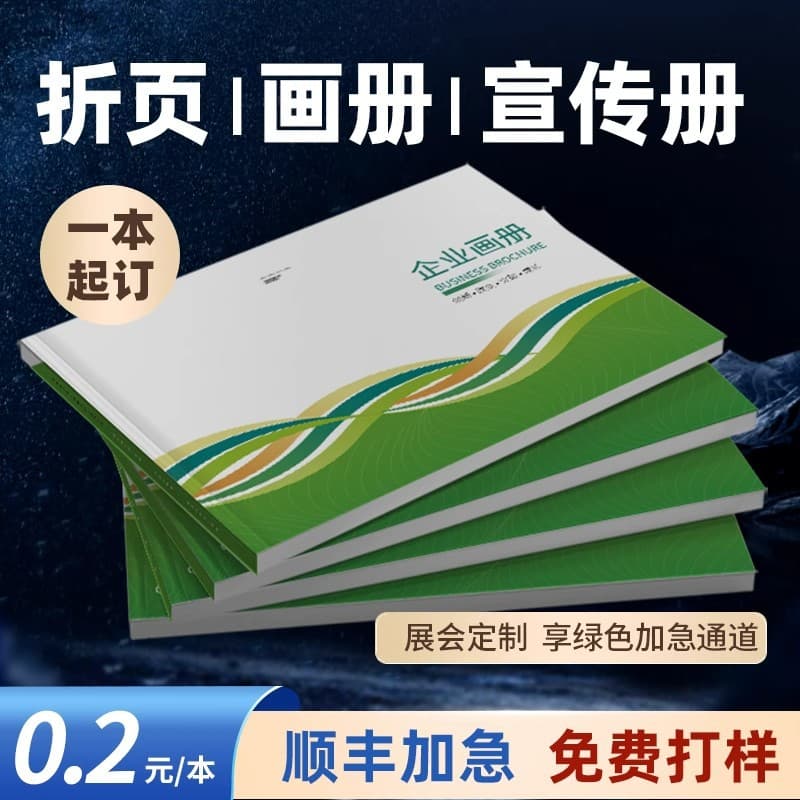 Corporate Brochure Tri-fold Printing Manual Custom Printing Flyer Portfolio Product Manuals