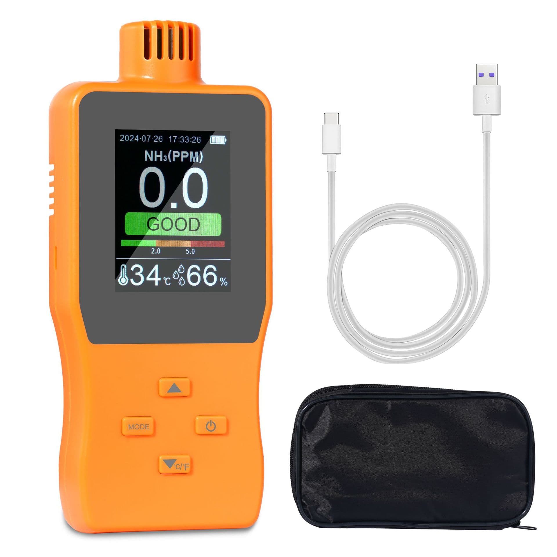 OCRui A8/K6 Oxygen Detector Ozone Detector Ammonia Detector
