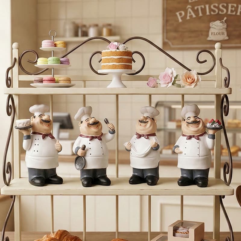 American Country Style Factory Direct Creative Home Decoration Cake Shop Chef Ornament A31