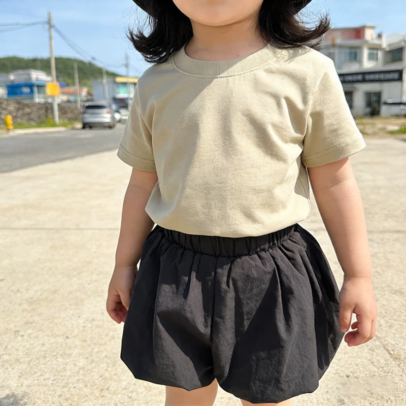 100% Cotton Kids Solid Short Sleeve T-Shirt 2026 Summer Round Neck Boys Girls