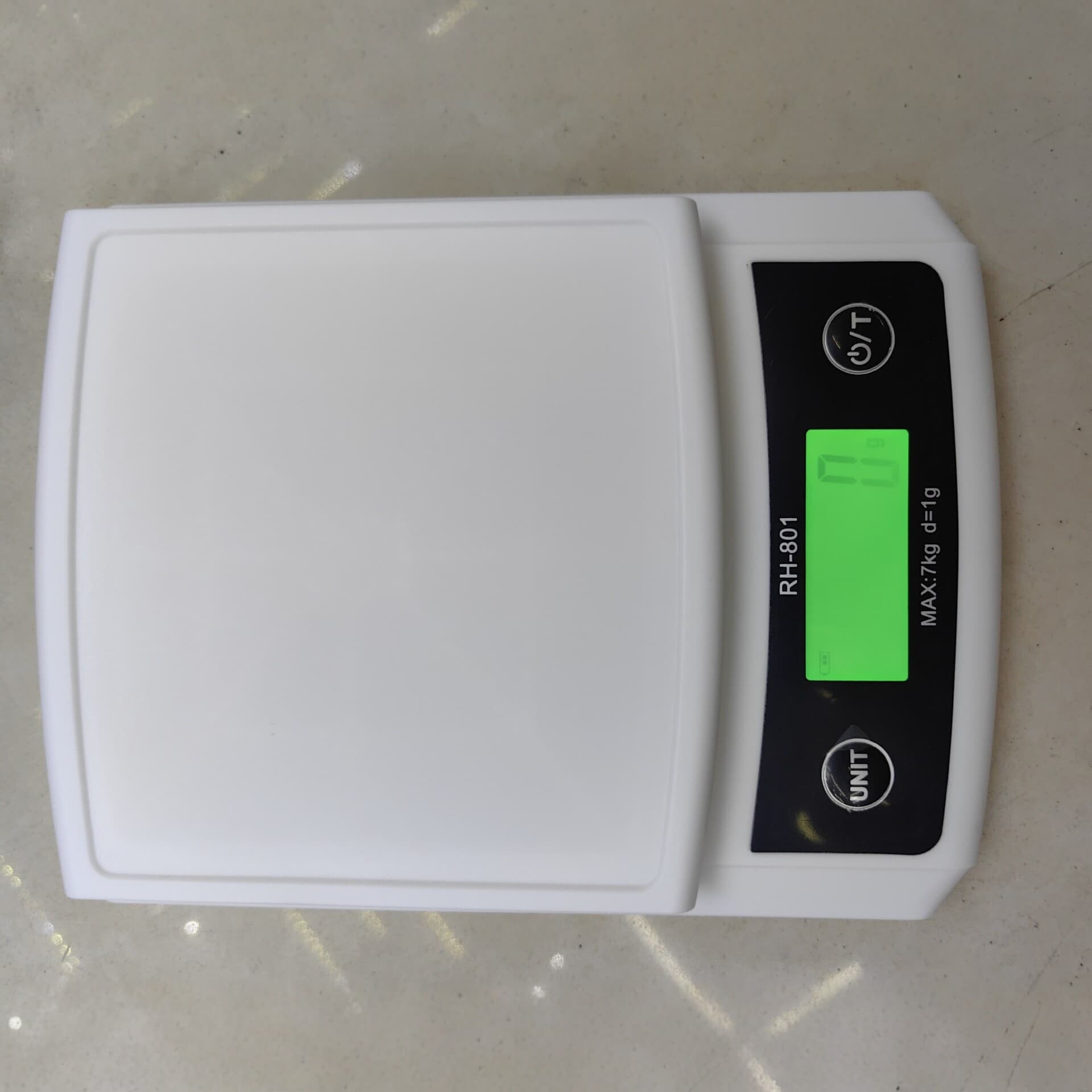 2026RH-801 electronic kitchen scale household baking scale 1g small weighing timer multi-function kitchen scale with plate