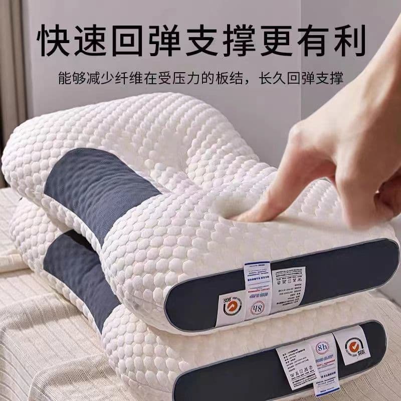 Washable pillow core home use massage pillow single dormitory student pillow core non-sagging factory one piece wholesale