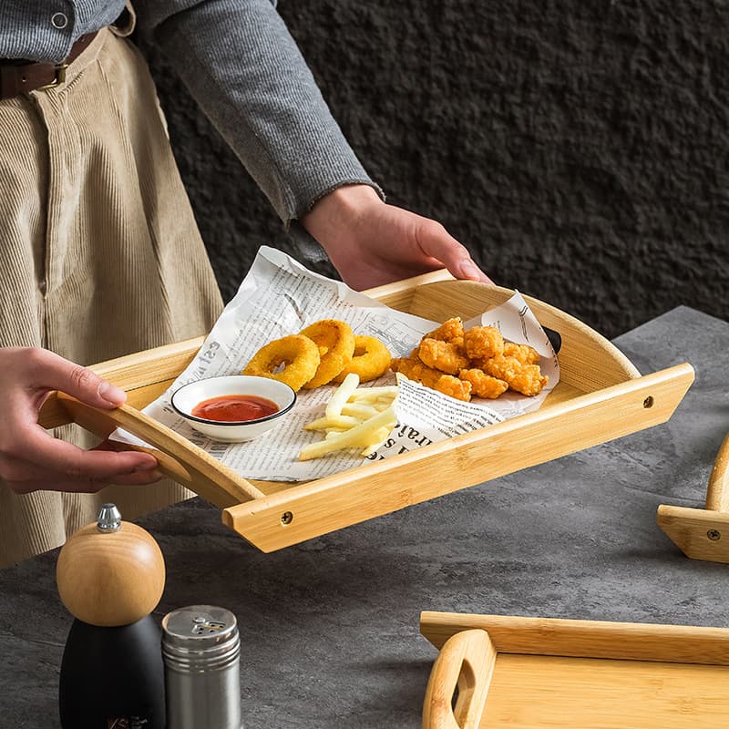Hotel Specialty Breakfast Tray, Stove Boiling Tea Snack Plate, Restaurant Specialty Fried Food Tray, Club Dried Fruit Plate