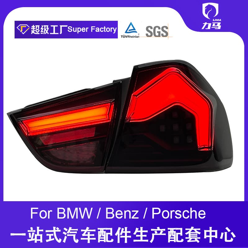Tail Light Assembly for BMW 3 Series 09-12 E90 Fiber Optic i318 i320 LED Modified Rear Light