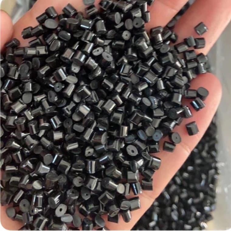 PC Recycled Material PC Black Recycled Pellets High Fluidity High Toughness Impact Resistant Black PC High Gloss Pellets