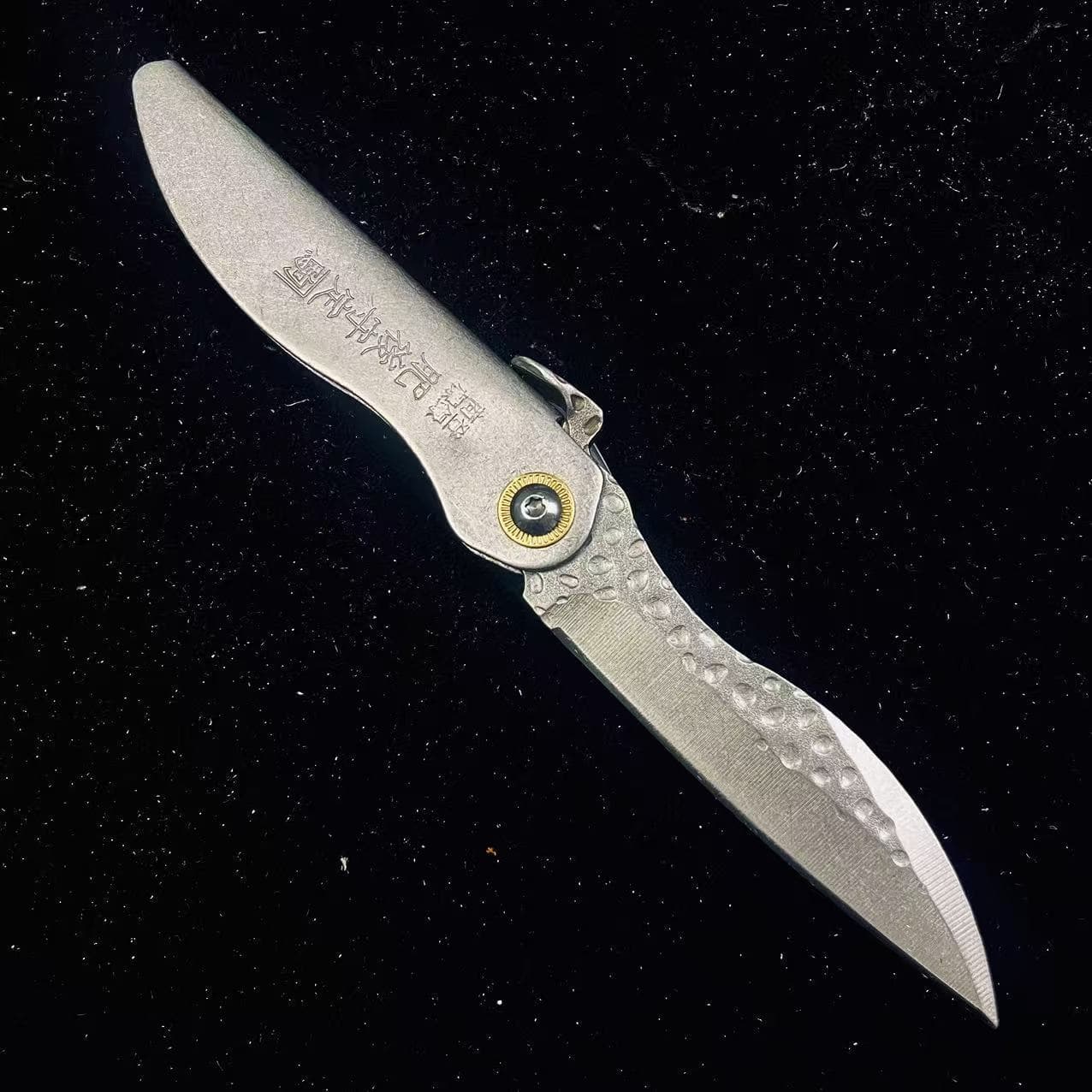 All-Steel Sharp Mini Folding Knife Fruit Knife Meat Knife Camping Handle Knife Multi-Function Knife
