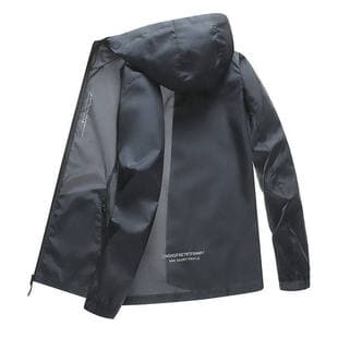 Men's Summer Sun Protection Jacket Thin Breathable Ice Silk Lightweight Fishing UV Coat Long Sleeve Skin Jacket