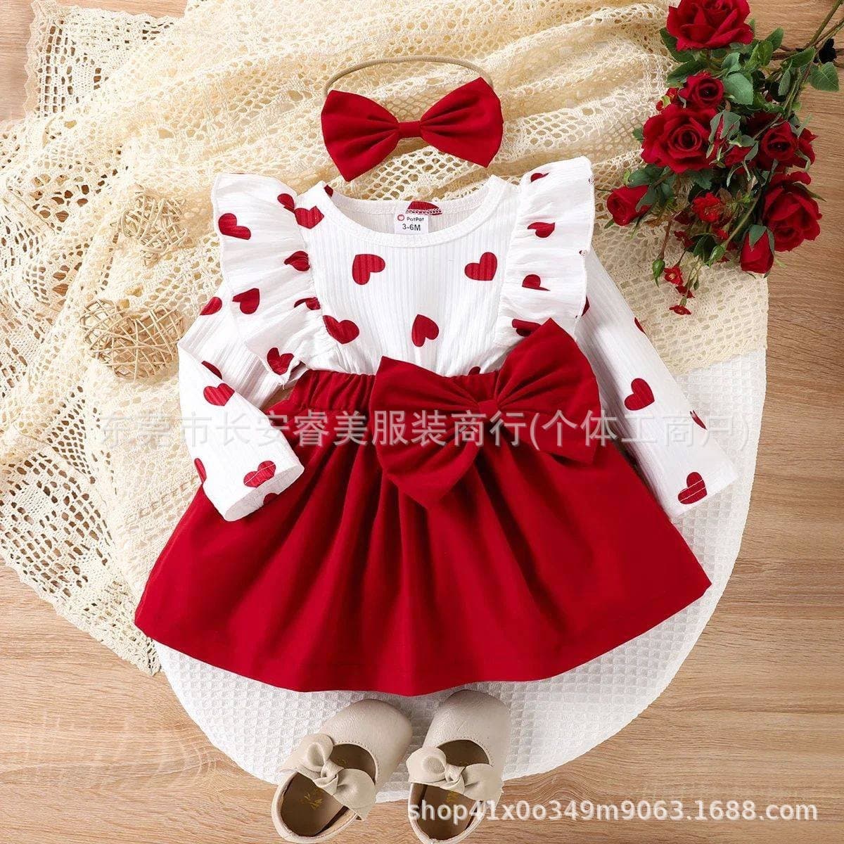 Patpat Children's Dress, Mixed Colors, Fashionable and Cute Princess Dress, Factory Direct Wholesale