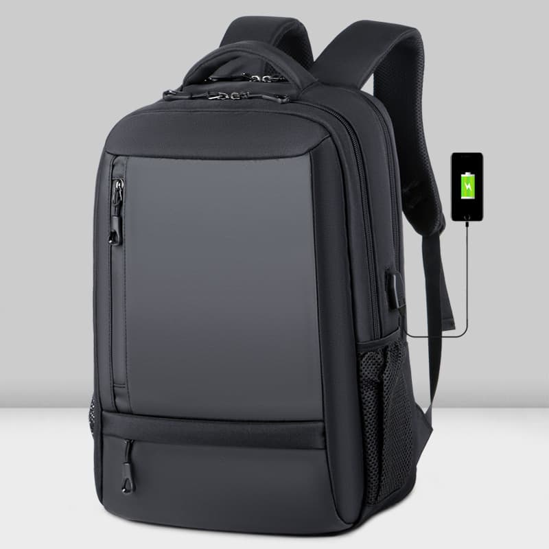 Multifunctional USB Charging Backpack Cross-Border Large Capacity Men's Business Backpack Minimalist Wear-Resistant Laptop Bag