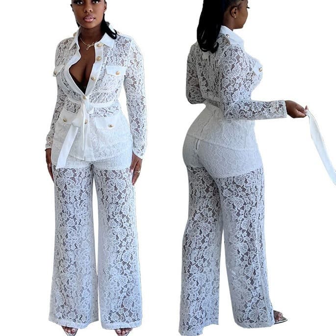 2026 New Slimming Drapey Wide-Leg Pants for Women Amazon Casual European and American Fashion High-Waisted Slim-Fit Versatile Workwear