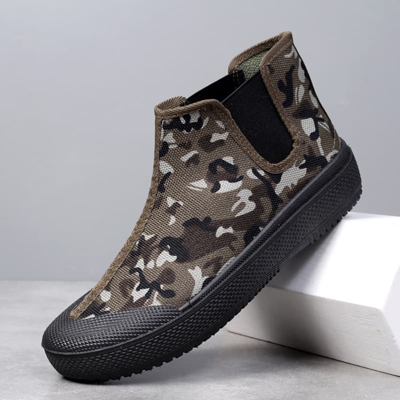 Wholesale Liberation Shoes Yuanbao Slip-on High-top Labor Outdoor Anti-slip Breathable Wear-resistant Work Shoes Spring and Summer