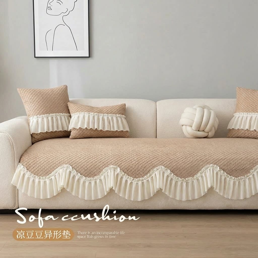 Retro Anti-Slip Summer Sofa Mat 2026 New Style Irregular Cat Scratch Resistant Sofa Cover