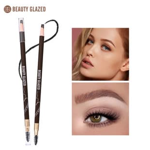 BEAUTY GLAZED Natural Shaping Eyebrow Pencil, Easy to Color, 3D Defined Brows, Smudge-Proof and Long-Lasting