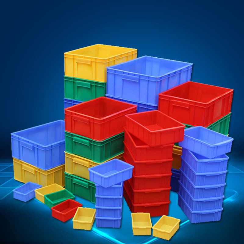 Plastic turnover box for hardware accessories and tools, screw storage box, logistics material plastic frame
