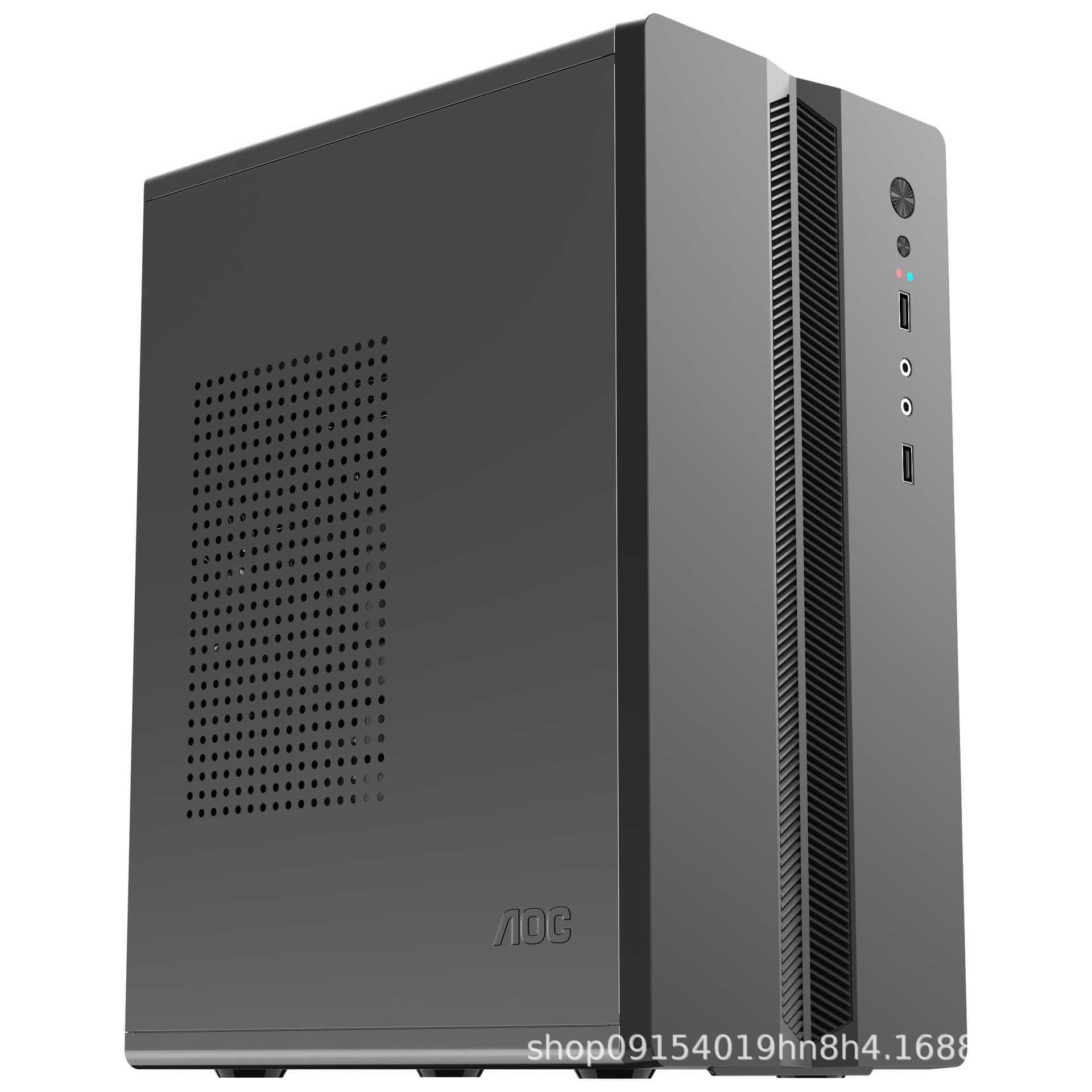 AOC Assembled Computer Case Desktop MATX Motherboard Business Office MINI Small Case ITX Shell