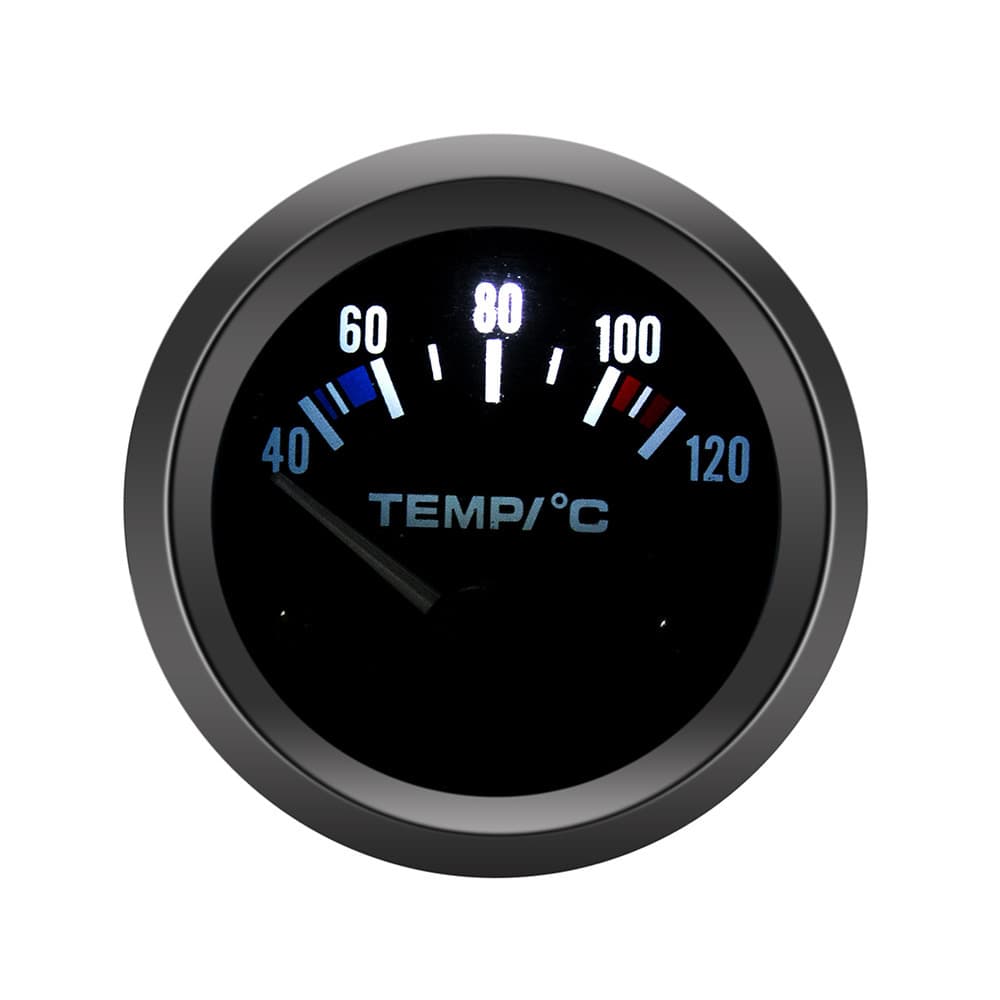Cross-Border Hot-Selling Modified Car Gauge 2-Inch 52MM Universal Water Temperature Gauge 40-120°C Water Temperature Meter