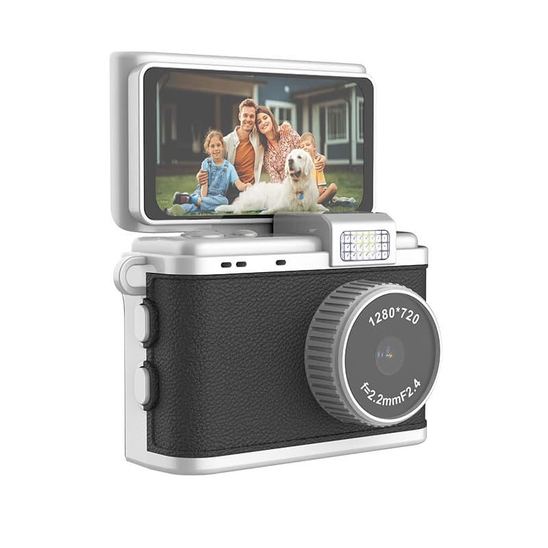 Cross-border retro thumb camera student party digital camera high-definition photo and video portable CDD hanging neck camera