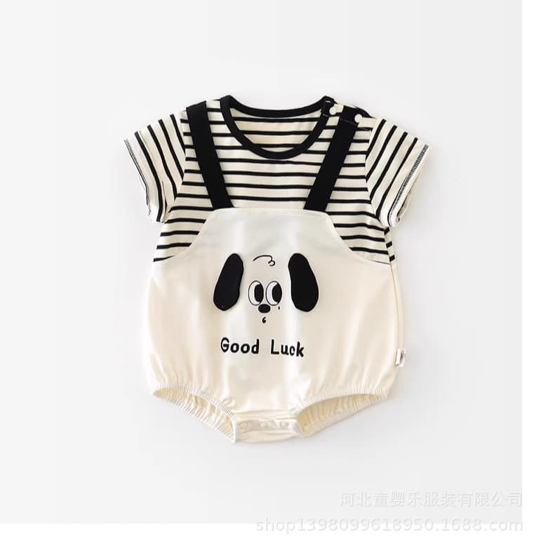 Summer Baby Bodysuit Thin Cotton Short Sleeve Romper Infant Toddler Summer Outfit Crawling Suit Boys Girls Outdoor Clothes