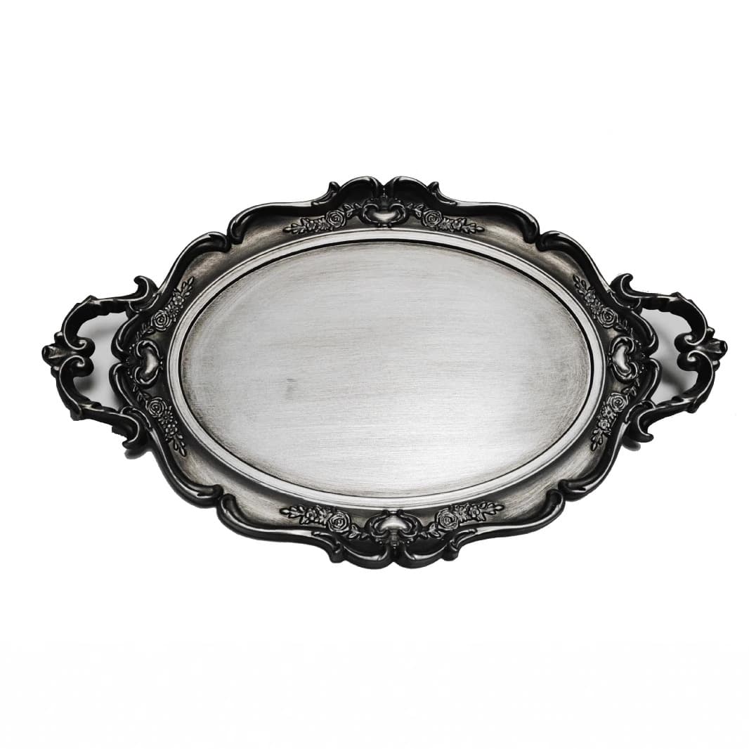 Amazon Hot Selling American Vintage Distressed Luxury Storage Tray Decorative Plate Wedding Plate Fruit Plate Table Decorative Plate