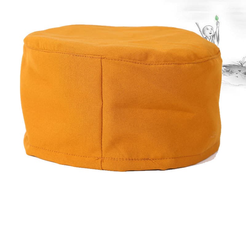 Monk Hat Lay Devotee Hat, Breathable and Comfortable Double-Layer Clergy Cap for Monks and Nuns, Meditation Hat for Bhikkhunis