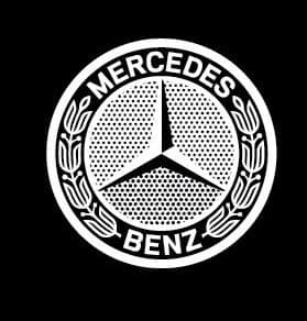 For Mercedes-Benz Old C-Class W203 LED Door Welcome Light CLK/SLK/SLR Class Welcome Light