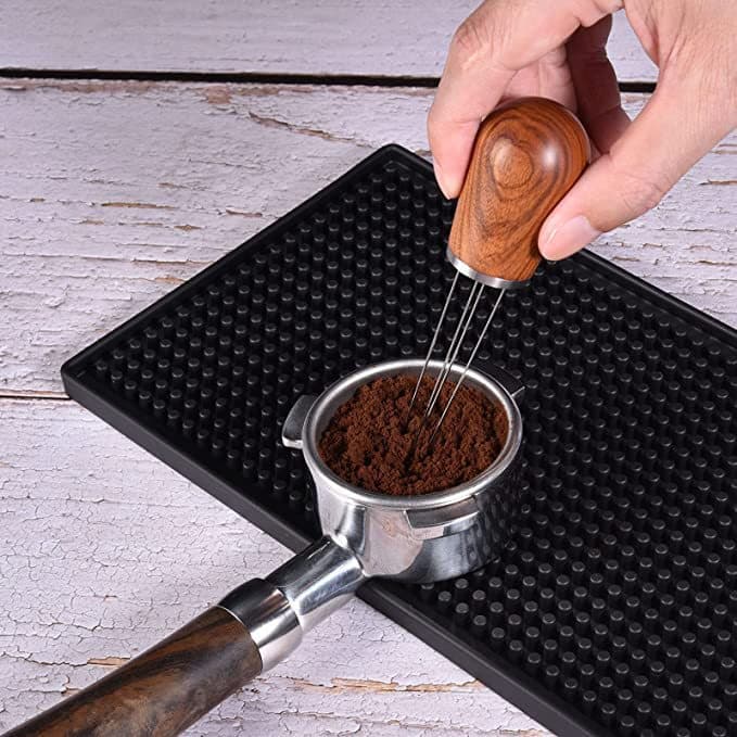Coffee Distributor Needle, Four-Pin Stainless Steel Distribution Tool for Espresso and Pour-Over, Factory Direct