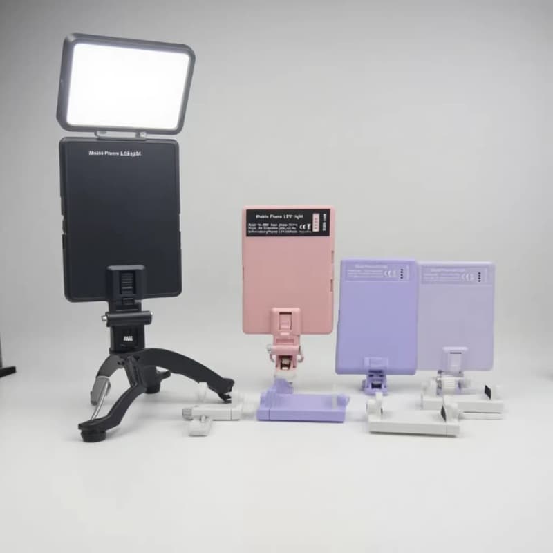 Tofu lamp pocket fill light is compatible with three-color live beauty lamp beauty fill light VL-60 three-color light