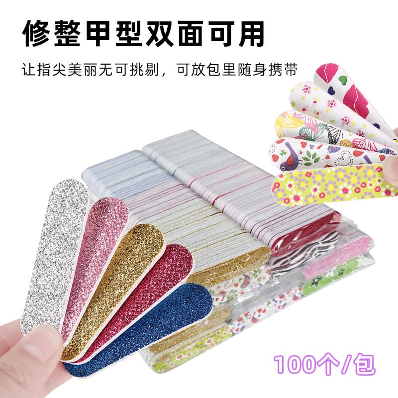 Mini Nail File Manicure Tool Onion Powder Shaping Rubbing Flower Scrubbing Nail Polishing Tool Beauty Care