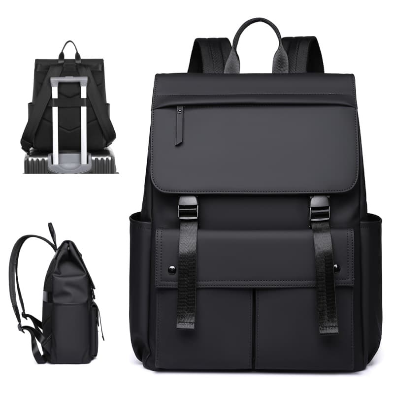 Cross-border New Men's Backpack Large Capacity Travel Backpack Business Laptop Bag Casual College Student Backpack Men Wholesale