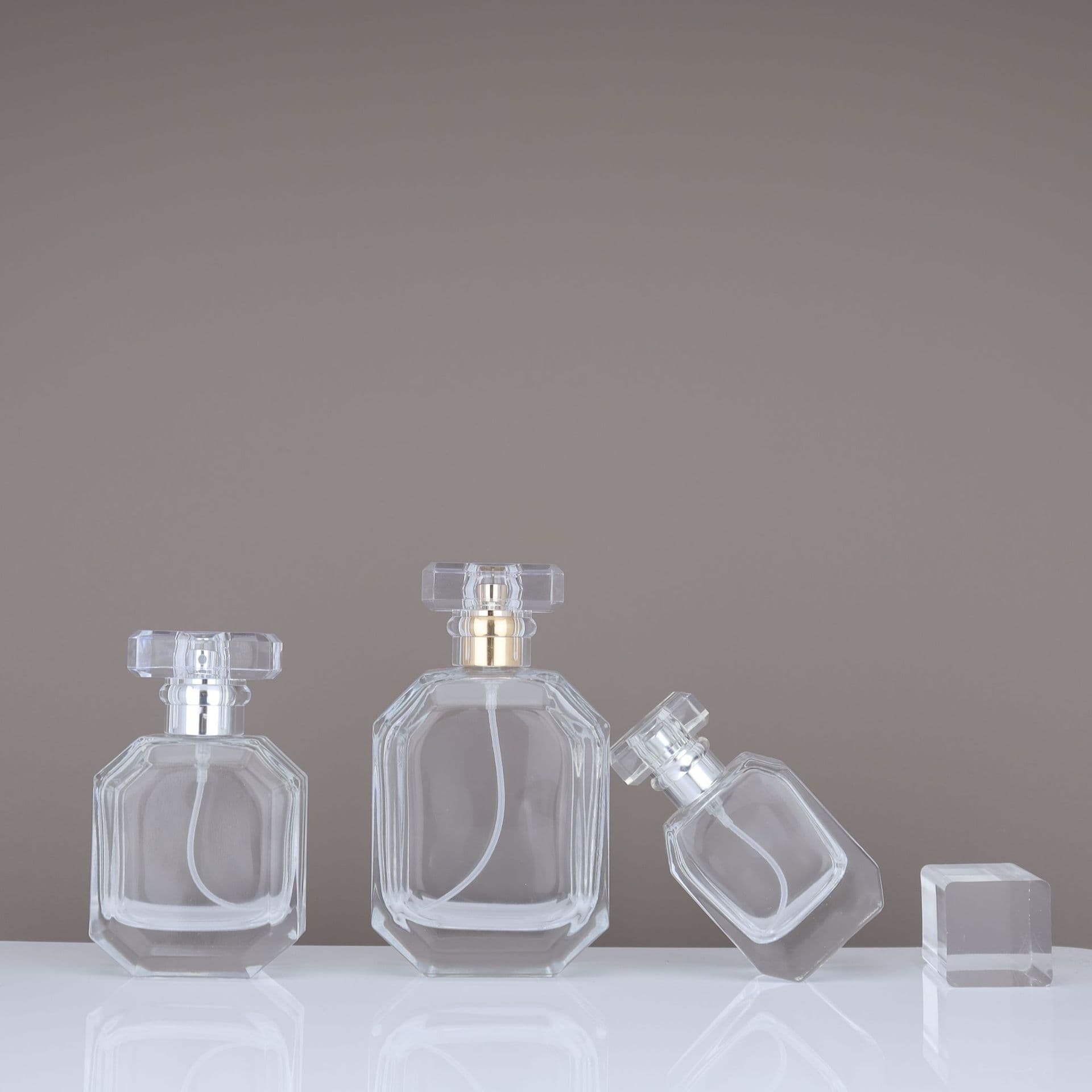In-Stock Wholesale 30ml 50ml 100ml Glass Perfume Spray Travel Bottles Portable Sample Vials