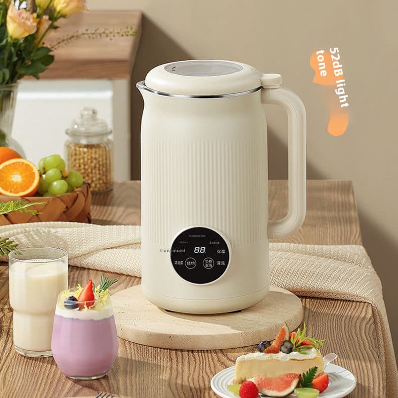 Household Touchscreen Fully Automatic Cleaning Multi-function New Soymilk Maker, Blender, No Cooking or Filtering Required for 4-5 People