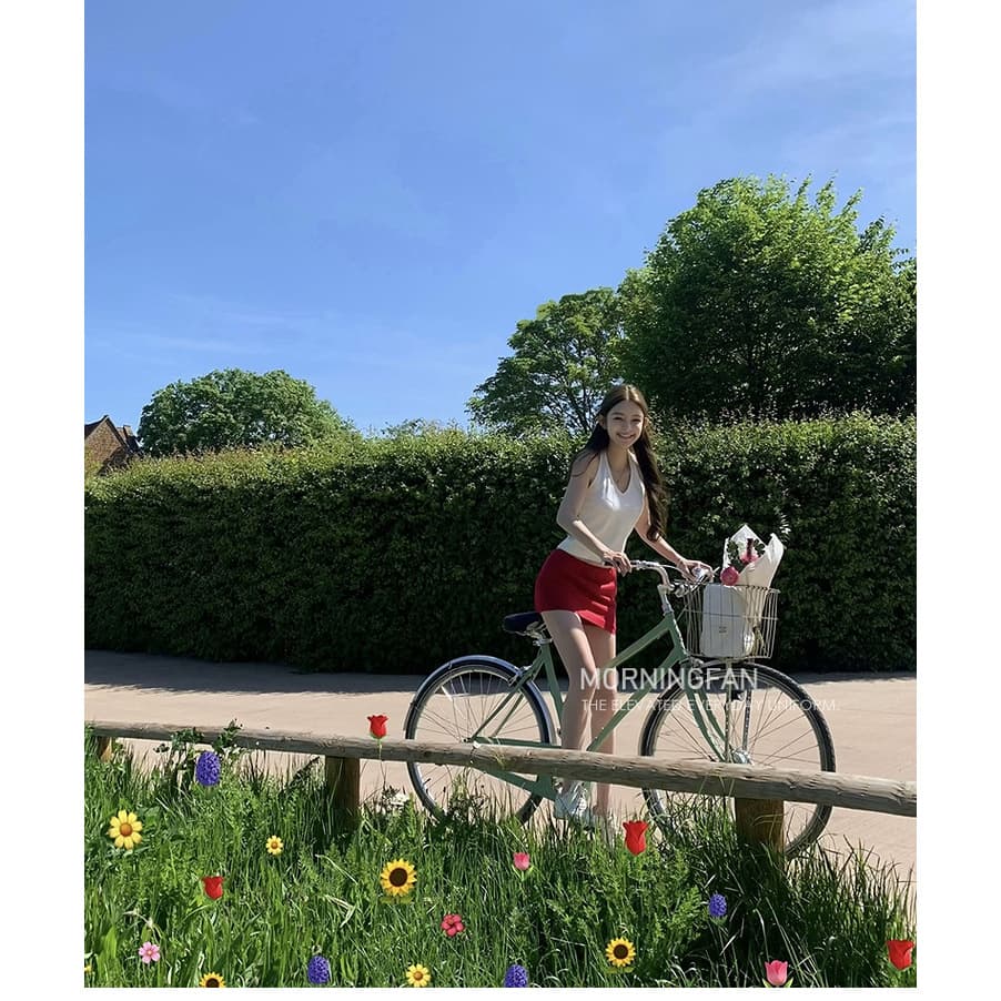 Good Morning Fanfan! Highly Recommended!! Versatile Linen Skirt 100% Thickened Linen Fabric Short Skirt