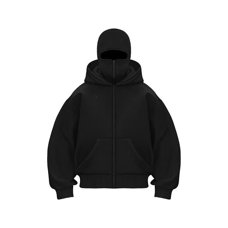 Amazon Cross-Border Foreign Trade Men's Clothing 2025 Spring New Fashion 250g Double-Hooded Sweatshirt Men's Jacket