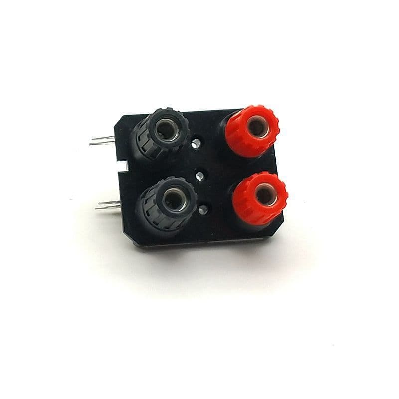 WP4-10A Right-Angle Large 4-Position Audio Binding Post for Amplifiers, WP External Connection 4MM Socket