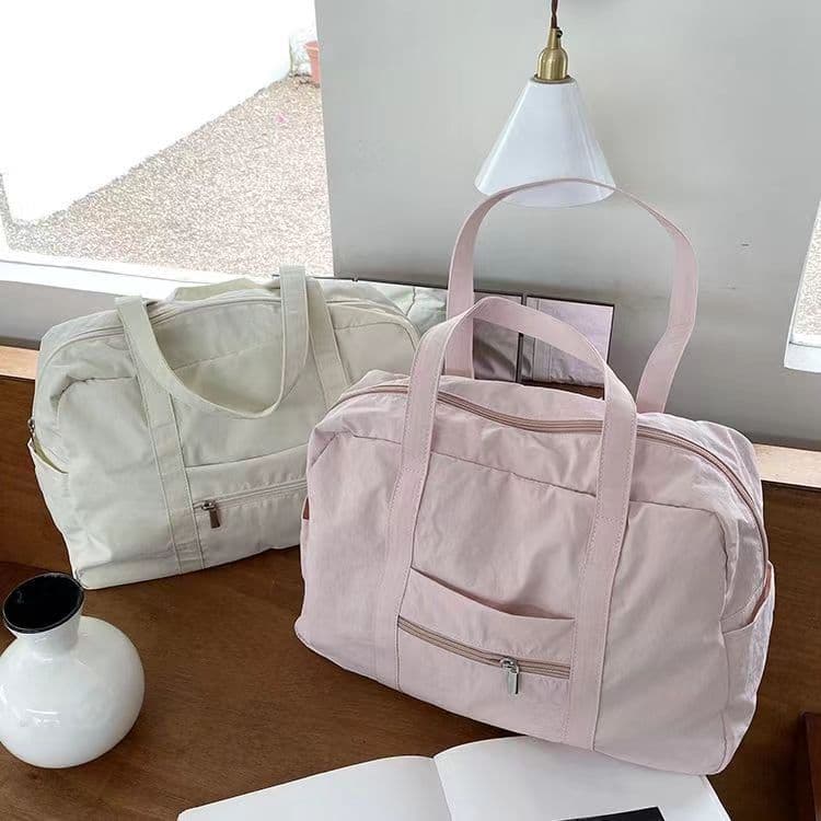 Portable Small Capacity Travel Bag Handbag Sports Bag Gym Bag Short Trip Bag Nylon Mom Bag Luggage K6