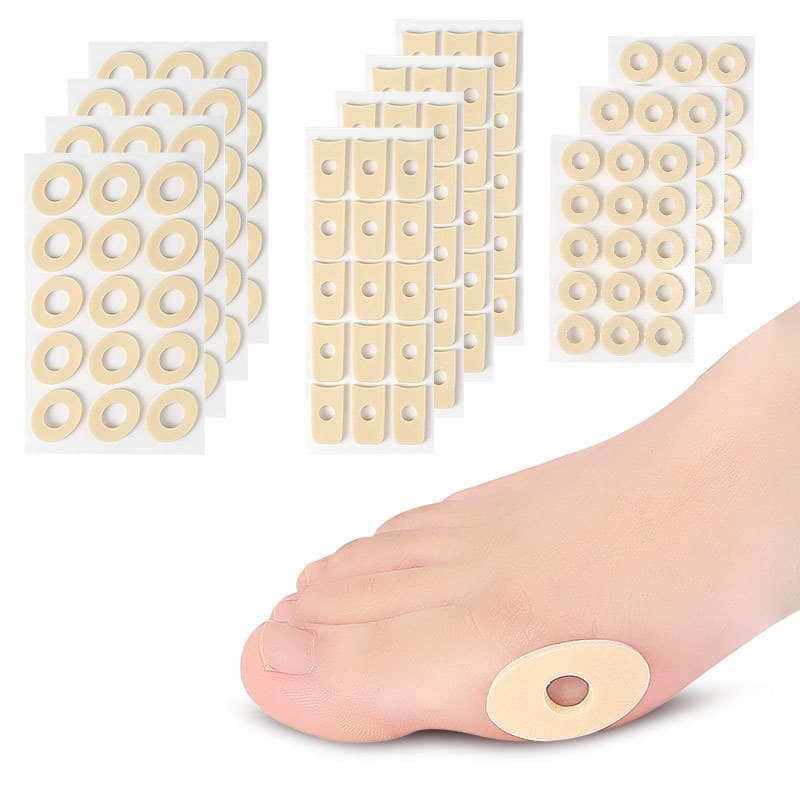 Latex corns patch, anti-callus foot patch, anti-wear foot patch, men's and women's corns foot sole and surface local friction sponge, random patch