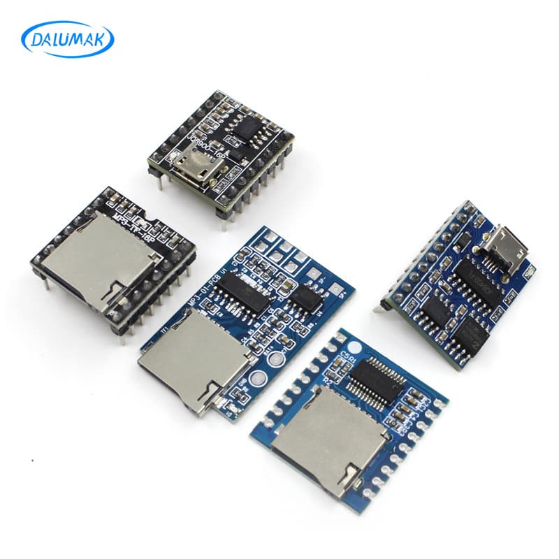 JQ8900 Voice Broadcast Module JQ8400-FL Serial Port Amplifier Board MP3 Player Audio Decoder Board
