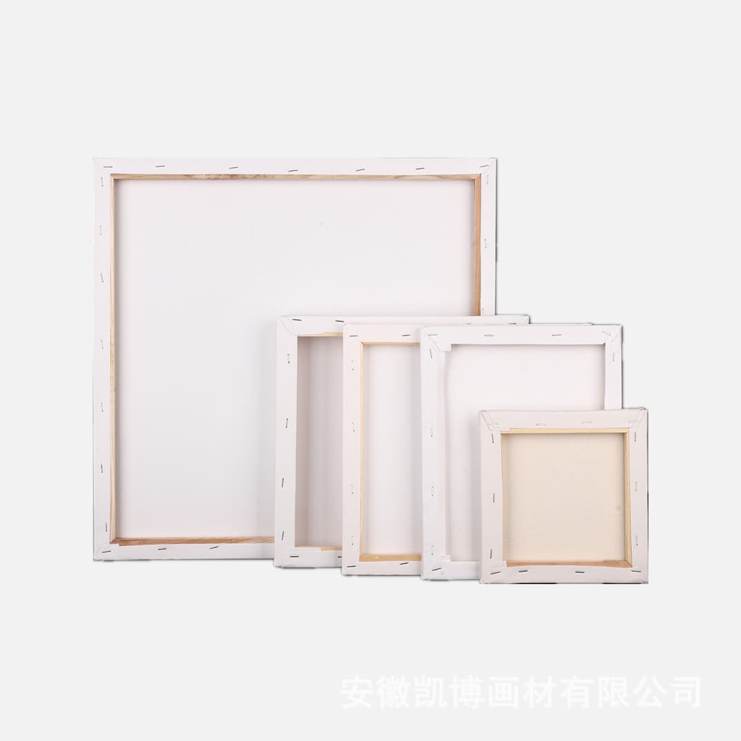 Wholesale canvas stretcher bars for student oil painting practice, DIY acrylic panels, fine-textured pure cotton canvas frames