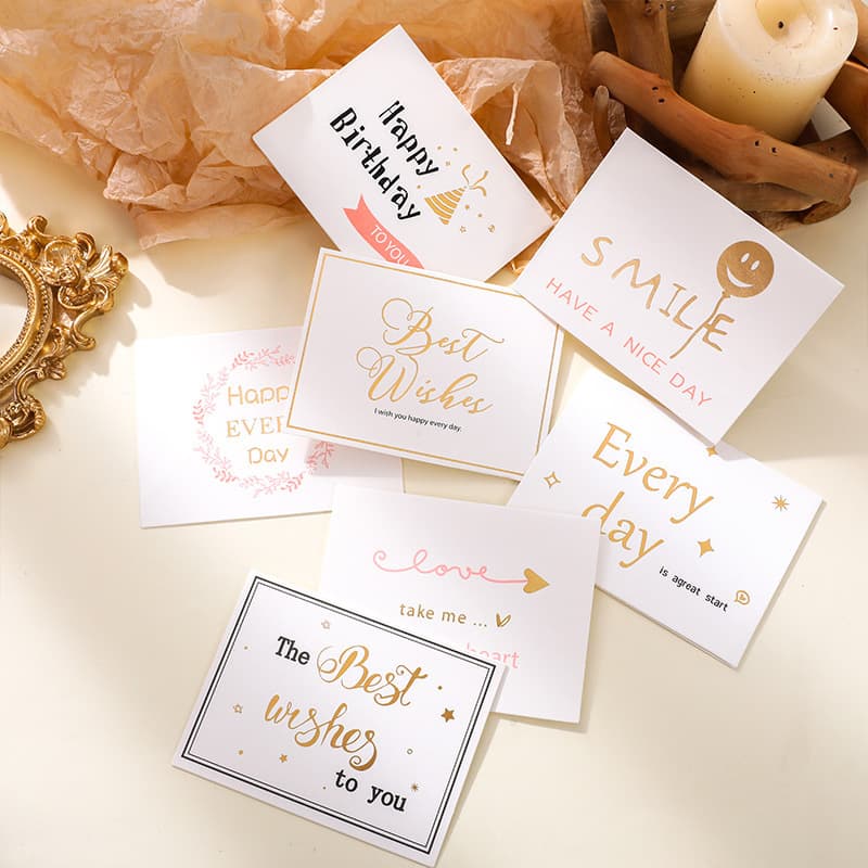 Christmas, Valentine's Day, Valentine's Day greeting card, bronzing envelope card, blessing gift card, three-dimensional message card