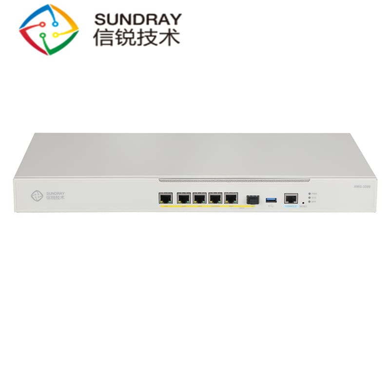 Xinrui/XMG-3500/5 Gigabit Ethernet Ports 1 Gigabit Optical-Electrical Combo Port Supports 2 WAN Ports